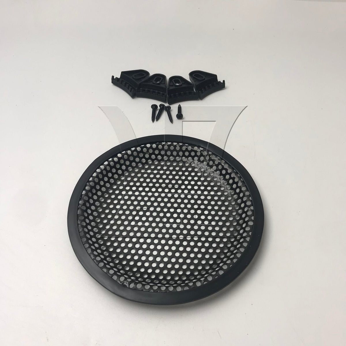 BQLZR 1pc Speaker Grill Cover 6 Inches Black Car Modified Speaker Decorative Coil Audio Cover
