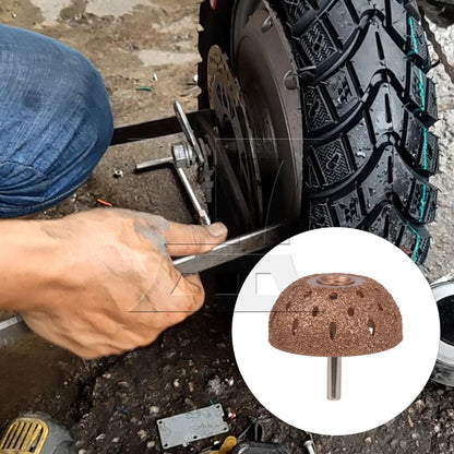 BQLZR 1PC 70 Grit High Speed Grinder Tire Buffer Wheel with Linking Rod for Tire Repair Tool 55mm