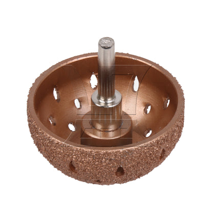 BQLZR 1PC 70 Grit High Speed Grinder Tire Buffer Wheel with Linking Rod for Tire Repair Tool 55mm
