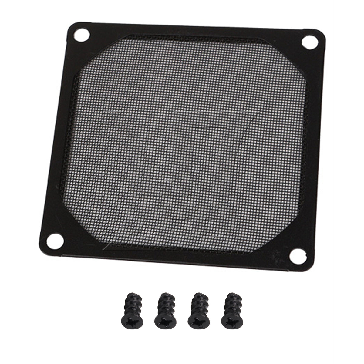 BQLZR Black 80 x 80mm PC Computer Chassis Fan Filter Mesh Metal Strainer