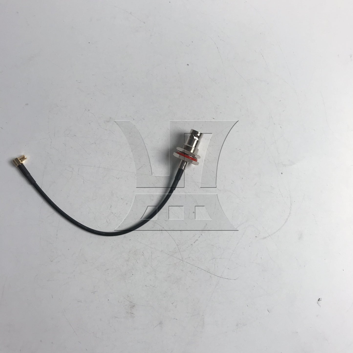 BQLZR 6" BNC Female to MCX Plug Male Right Angle Adapter RG174 Cable