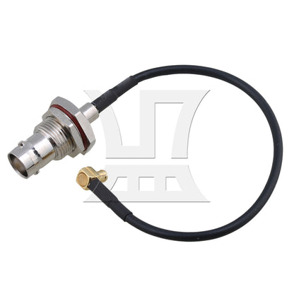 BQLZR 6" BNC Female to MCX Plug Male Right Angle Adapter RG174 Cable