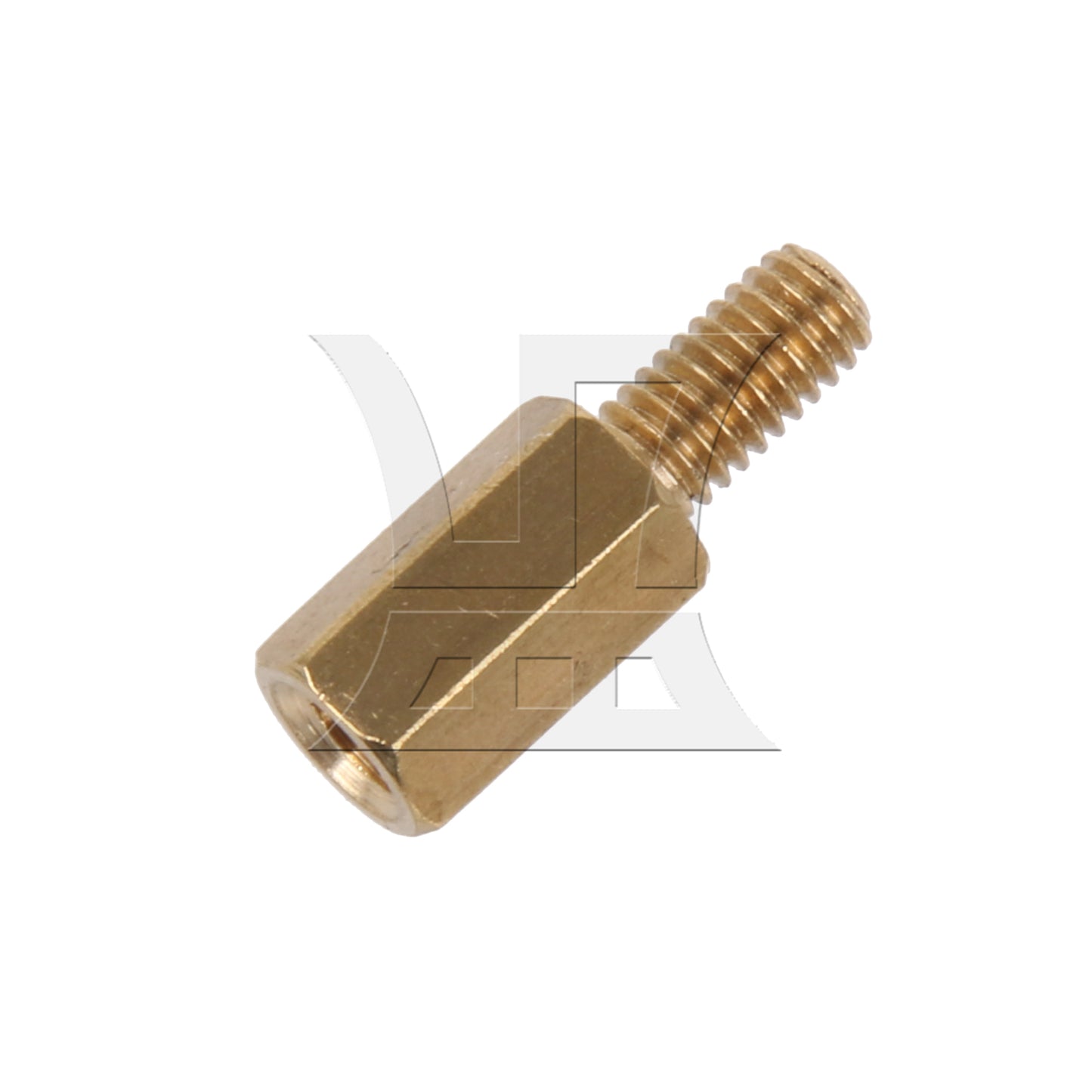 BQLZR 50 Pieces M3X8+6mm PC Messing Hex Standoff Male-Female Hex Standoff