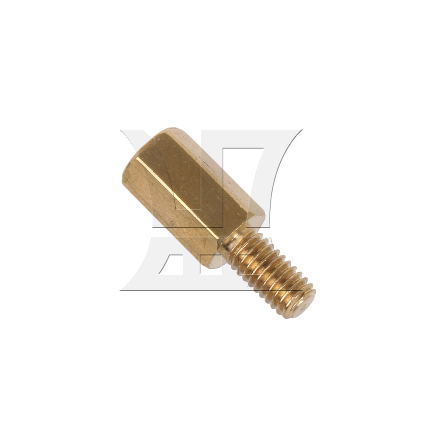 BQLZR 50 Pieces M3X8+6mm PC Messing Hex Standoff Male-Female Hex Standoff