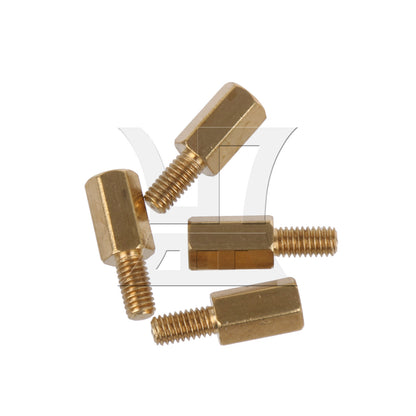 BQLZR 50 Pieces M3X8+6mm PC Messing Hex Standoff Male-Female Hex Standoff
