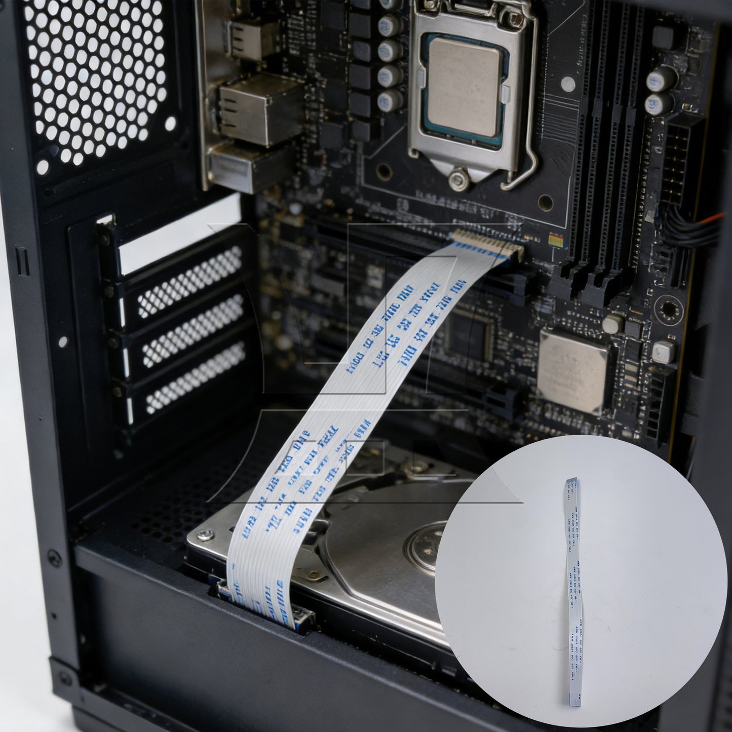 BQLZR FPC FFC Flip Flat Ribbon Cable Reverse Direction 200mm 20 Pins 0.5mm Pitch