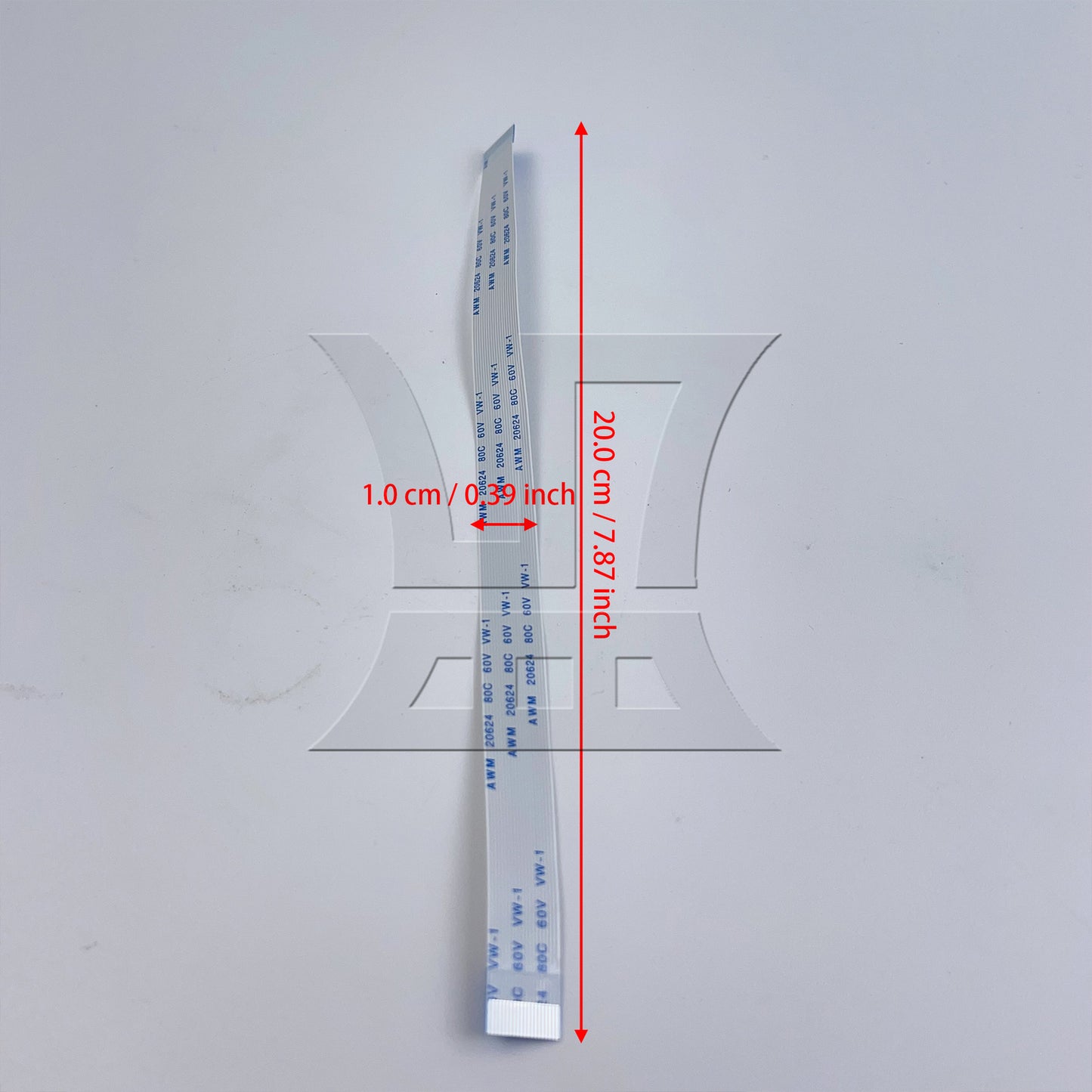 BQLZR FPC FFC Flip Flat Ribbon Cable Reverse Direction 200mm 20 Pins 0.5mm Pitch