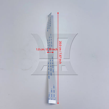 BQLZR FPC FFC Flip Flat Ribbon Cable Reverse Direction 200mm 20 Pins 0.5mm Pitch