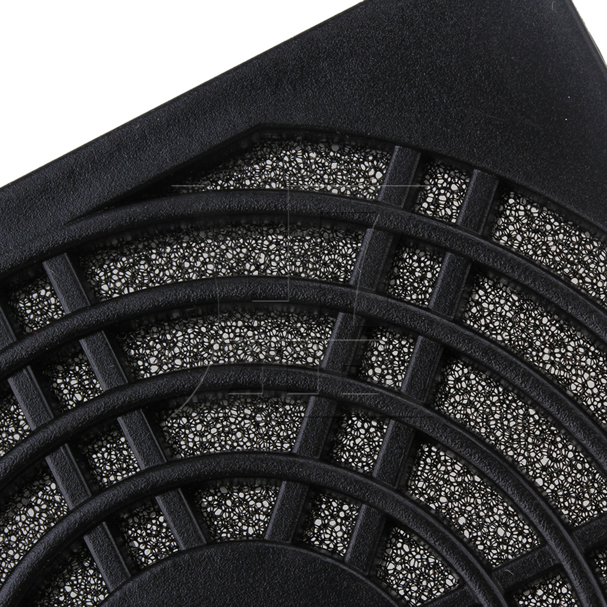 BQLZR 5pcs Standard 80mm PC Cooling Fan Black Plastic Filter Mesh