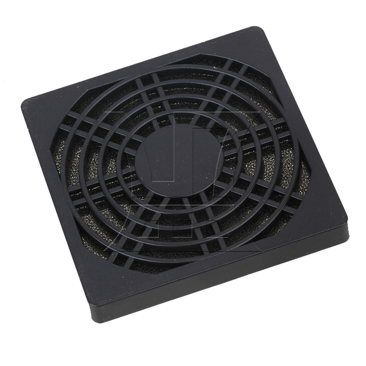 BQLZR 5pcs Standard 80mm PC Cooling Fan Black Plastic Filter Mesh