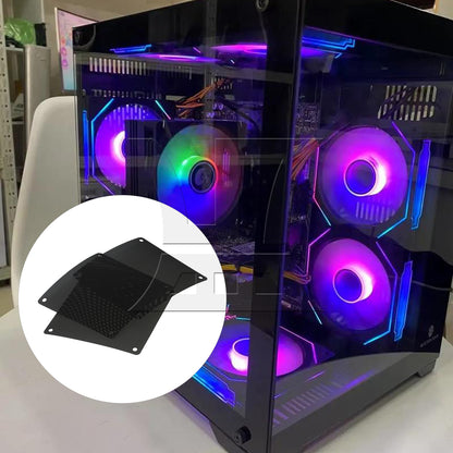 BQLZR 10pcs Black Computer Case Fan Filter Fits Standard 120mm Fans