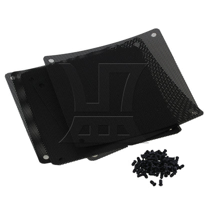 BQLZR 10pcs Black Computer Case Fan Filter Fits Standard 120mm Fans
