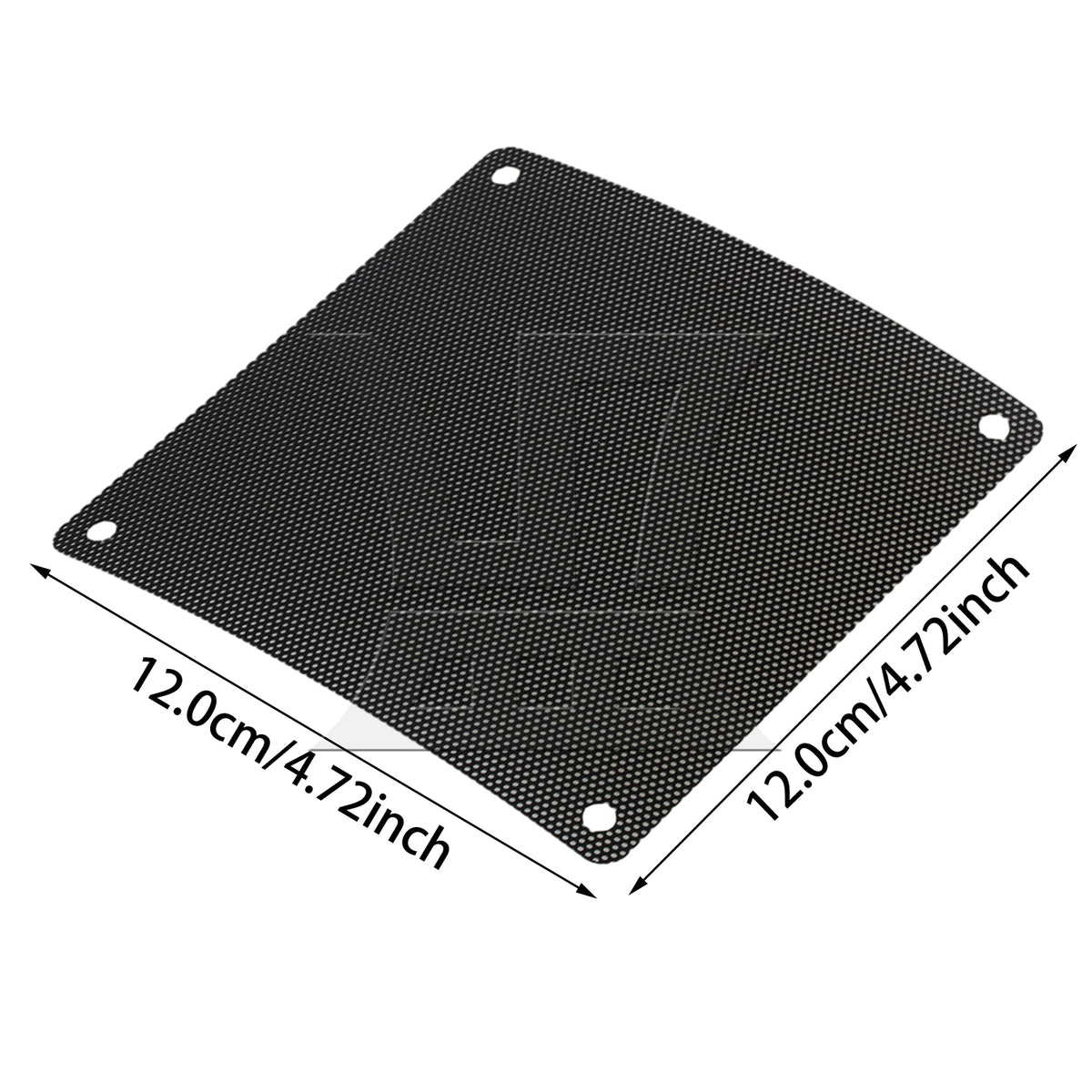 BQLZR 10pcs Black Computer Case Fan Filter Fits Standard 120mm Fans