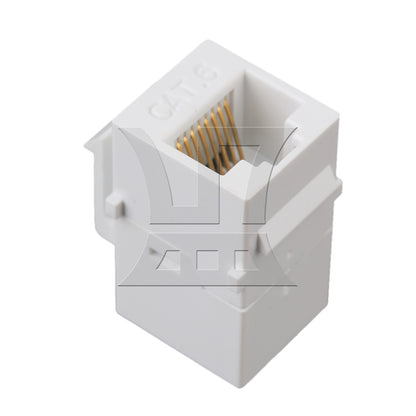 BQLZR Cat6 RJ45 Gigabit Coupler Female Adapter For Keystone Panel White