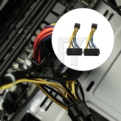BQLZR  13.5cm 24pin To 10pin Power Supply Motherboard Adapter Extension Cable