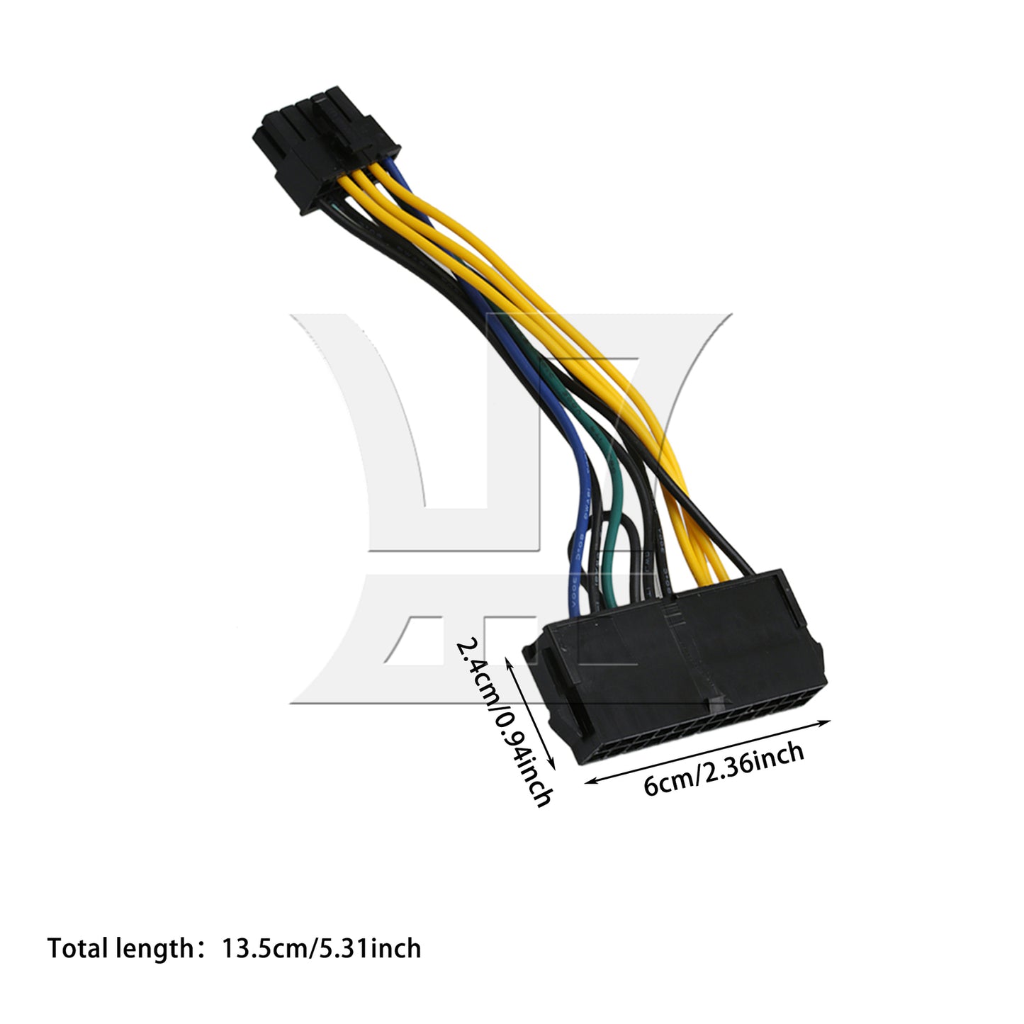 BQLZR  13.5cm 24pin To 10pin Power Supply Motherboard Adapter Extension Cable