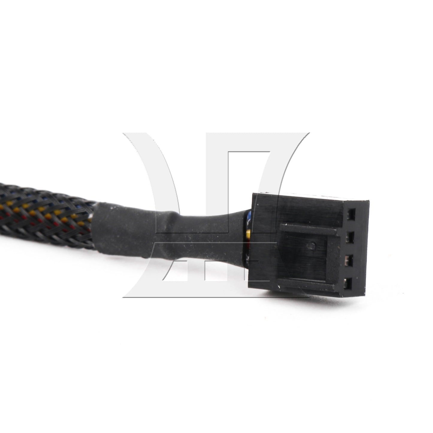 BQLZR Black 40.5cm 4-Port Fan Hub Splitter Power Cable for 5 Way PWM Fans