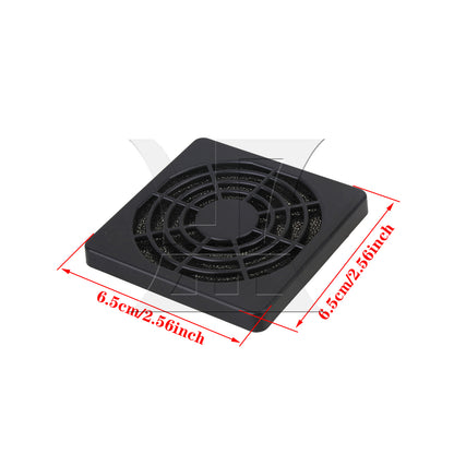 BQLZR 1pc Pc Case Mesh Filter 60mm Black for Desktop Computer Servers