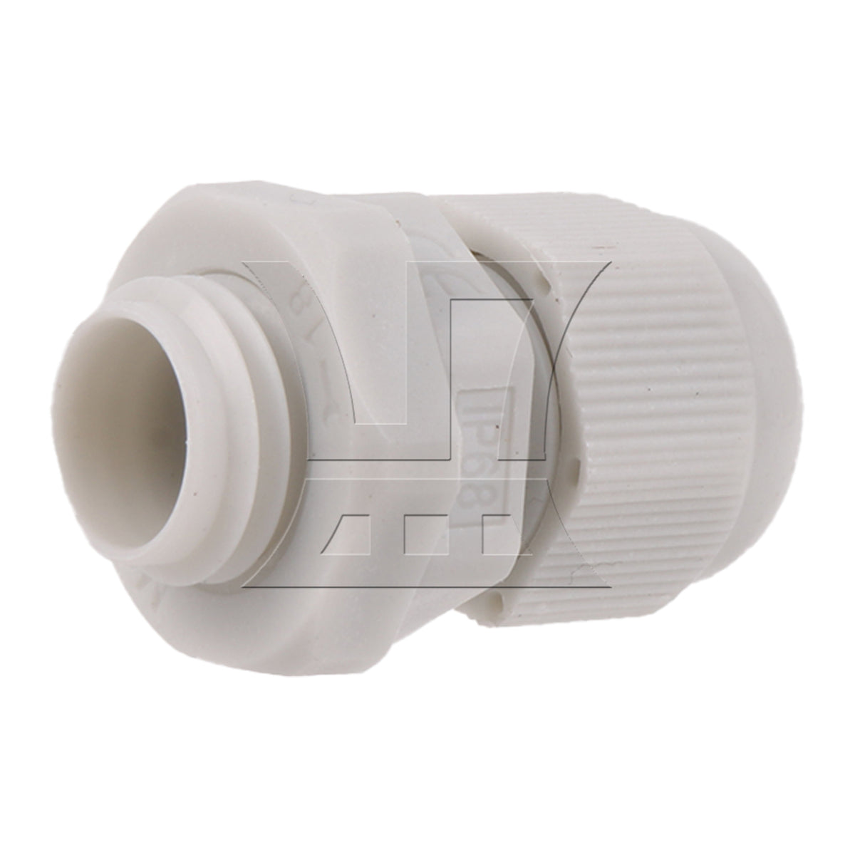BQLZR 10pcs M12 Cable Gland Water Proof Plastic Joint Power Plant Working Equipment White