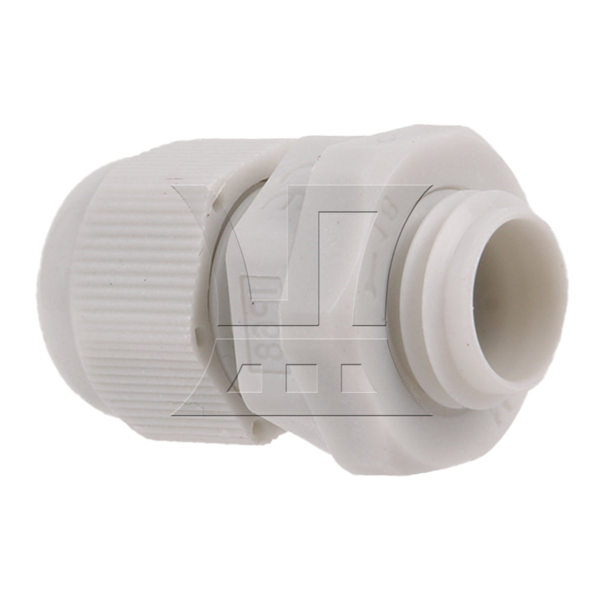 BQLZR 10pcs M12 Cable Gland Water Proof Plastic Joint Power Plant Working Equipment White