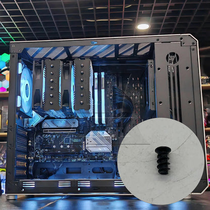 BQLZR 1pc Chassis Fan Self-Tapping Screws Black For Computer Case Home Computer