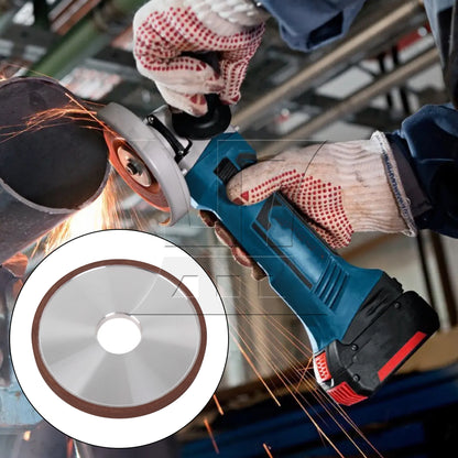 BQLZR 180# Diamond Coated Parallel Grinding Wheel 125mm OD 32mm ID