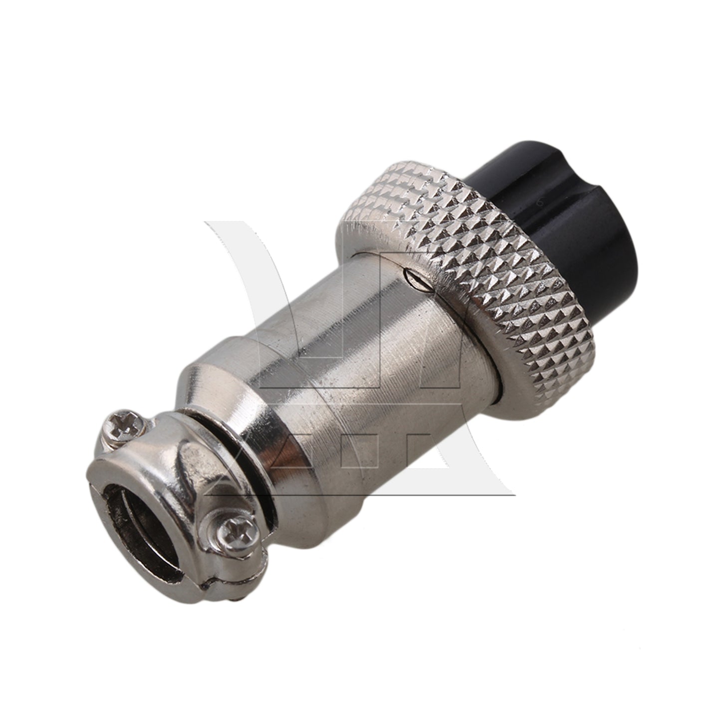 BQLZR Aviation Plug 4-Pin 16mm GX16-4 Metal Male Female Panel Connector Silver