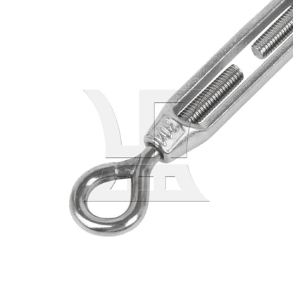 BQLZR  M4 Stainless Steel 304 Hook & Eye Turnbuckle Wire Rope Tension
