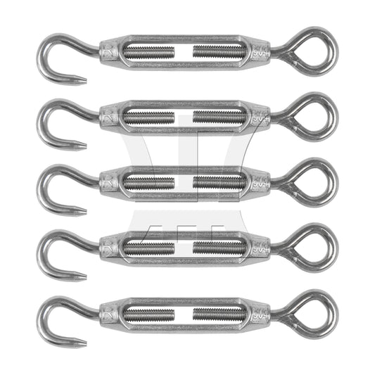 BQLZR  M4 Stainless Steel 304 Hook & Eye Turnbuckle Wire Rope Tension