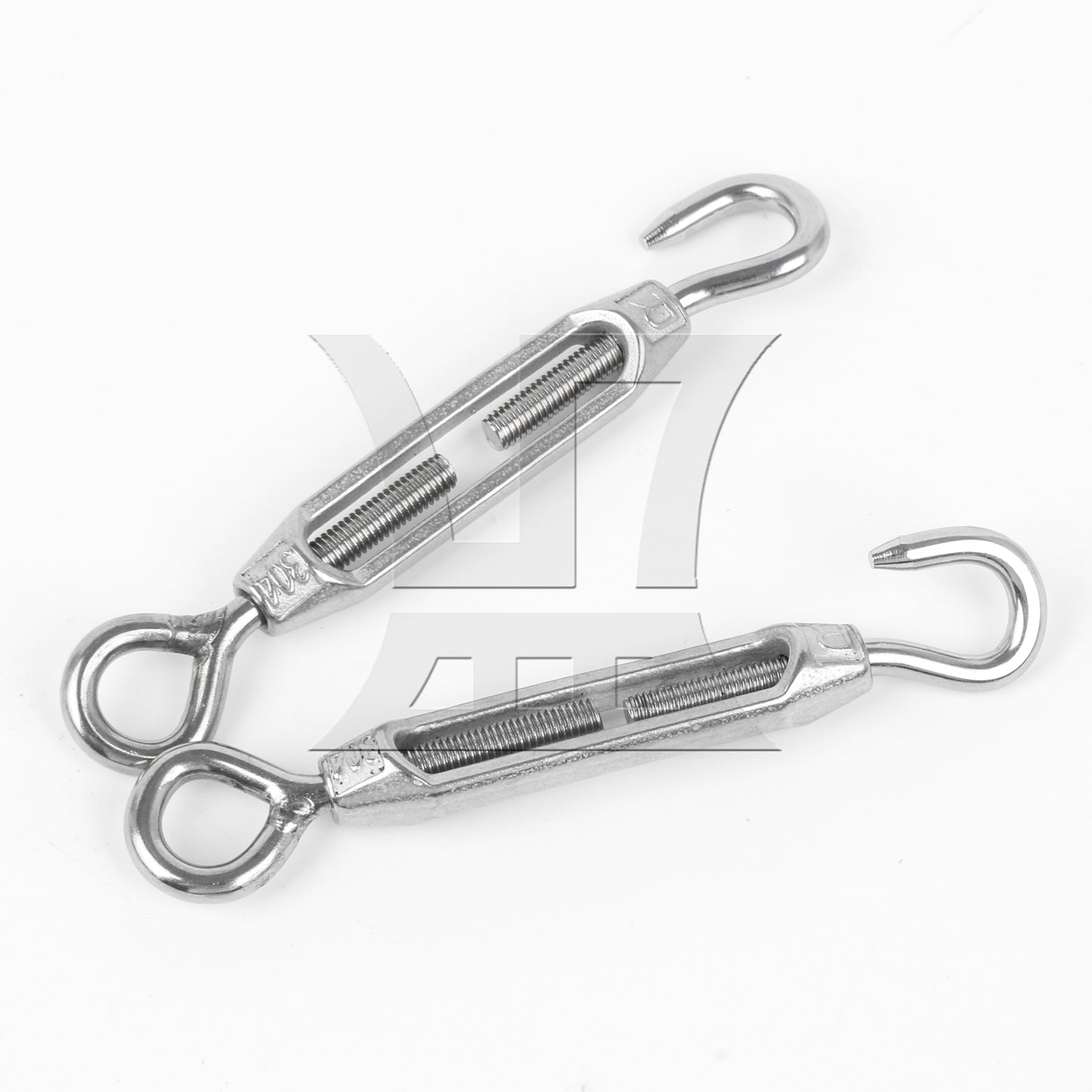 BQLZR  M4 Stainless Steel 304 Hook & Eye Turnbuckle Wire Rope Tension