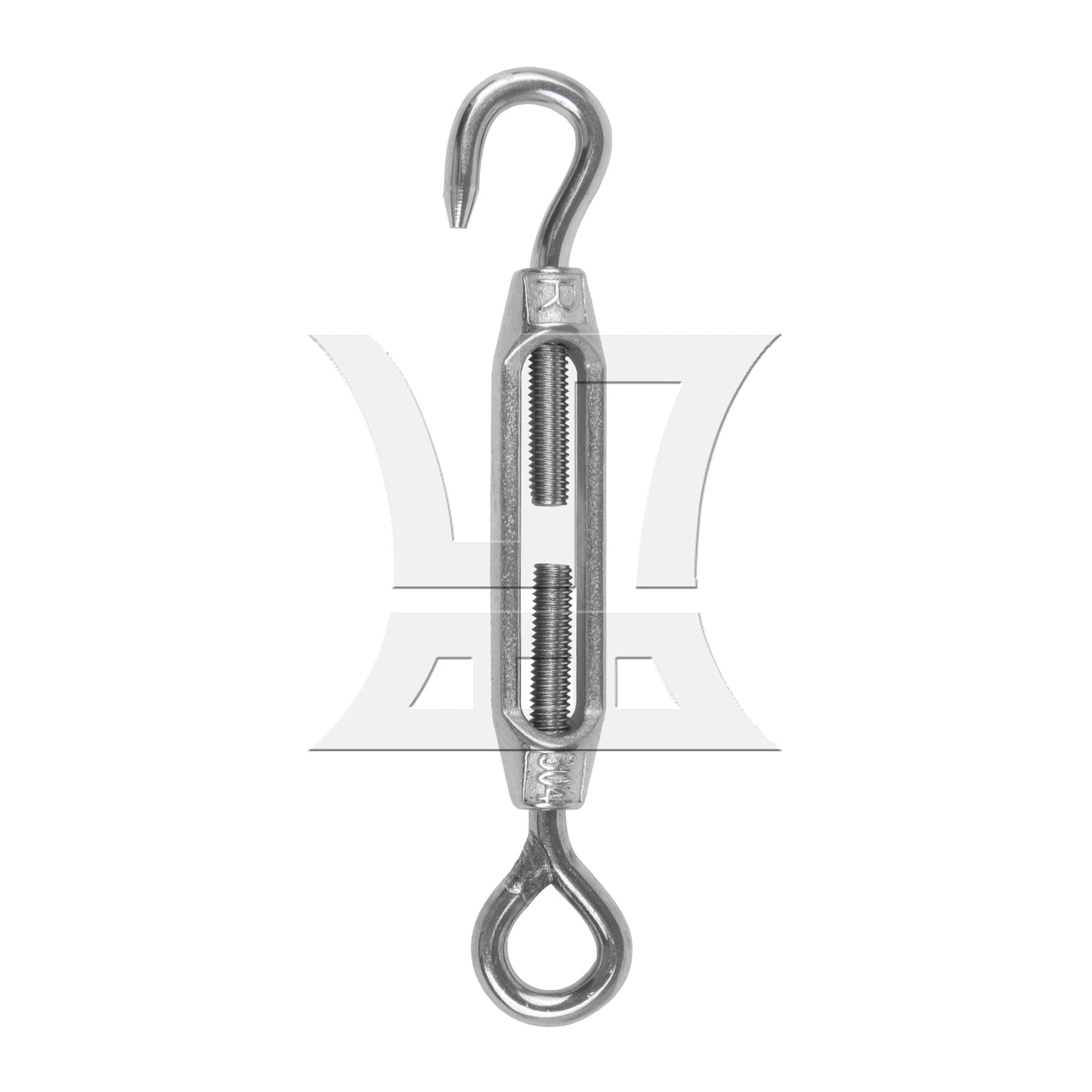 BQLZR  M4 Stainless Steel 304 Hook & Eye Turnbuckle Wire Rope Tension