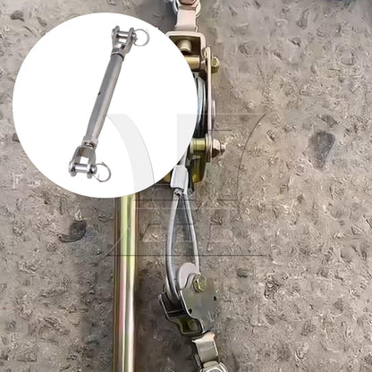 BQLZR 304 Stainless Steel Closed Body M10 Jaw Turnbuckle With Working Magnetic
