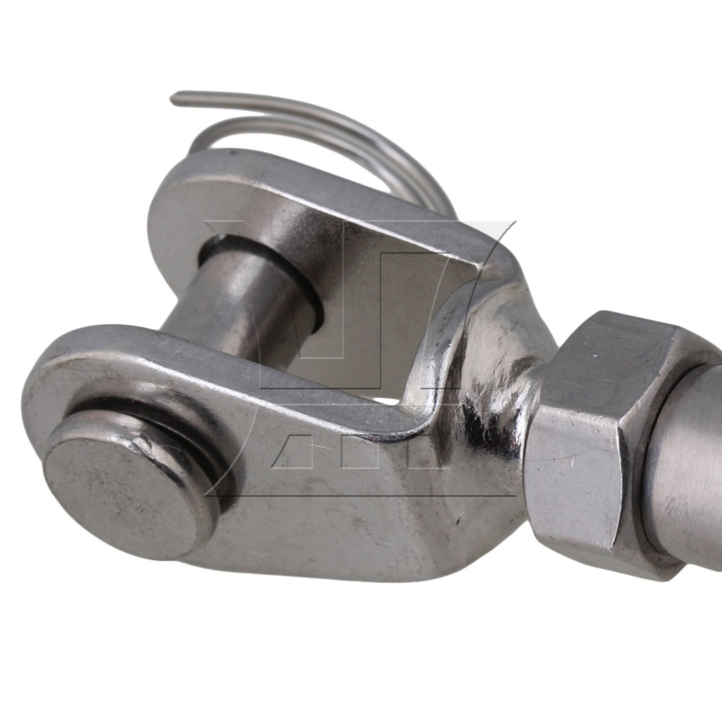 BQLZR 304 Stainless Steel Closed Body M10 Jaw Turnbuckle With Working Magnetic