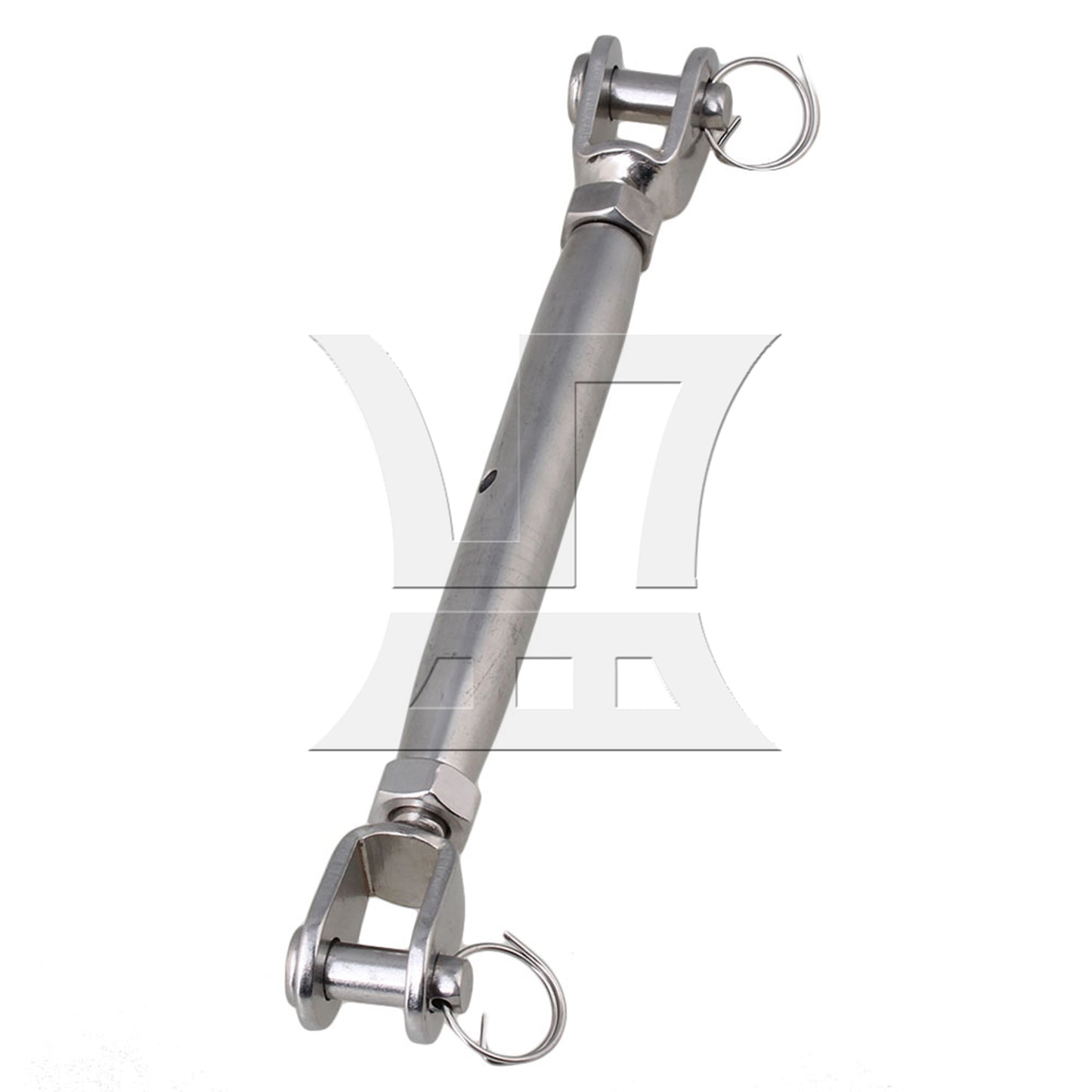 BQLZR 304 Stainless Steel Closed Body M10 Jaw Turnbuckle With Working Magnetic