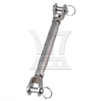 BQLZR 304 Stainless Steel Closed Body M10 Jaw Turnbuckle With Working Magnetic