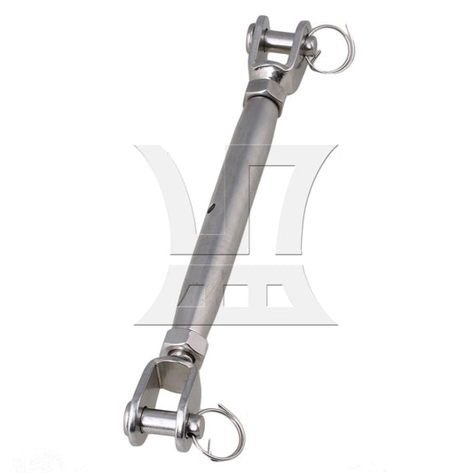 BQLZR 304 Stainless Steel Closed Body M10 Jaw Turnbuckle With Working Magnetic