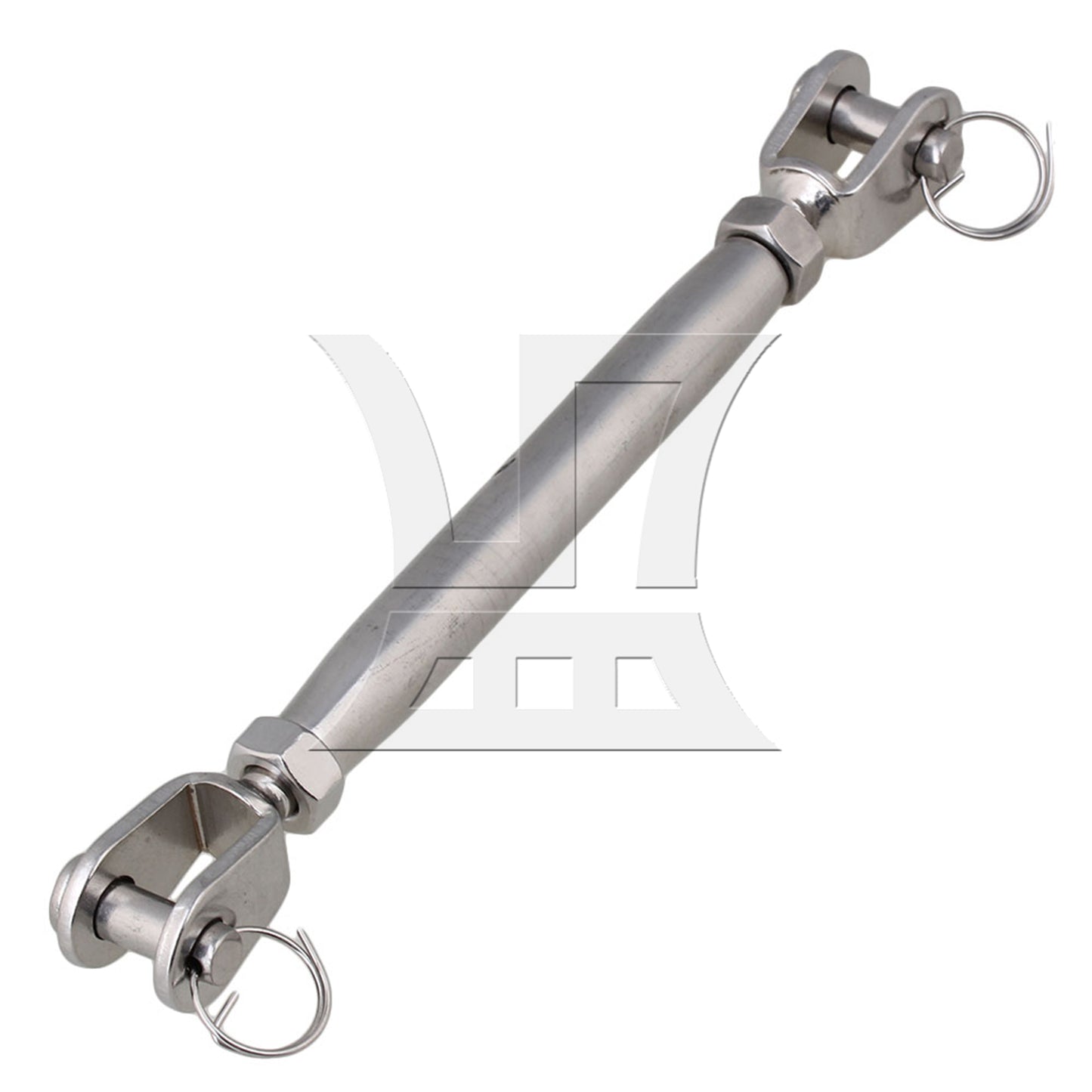 BQLZR 304 Stainless Steel Closed Body M10 Jaw Turnbuckle With Working Magnetic