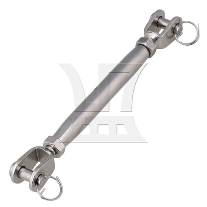 BQLZR 304 Stainless Steel Closed Body M10 Jaw Turnbuckle With Working Magnetic