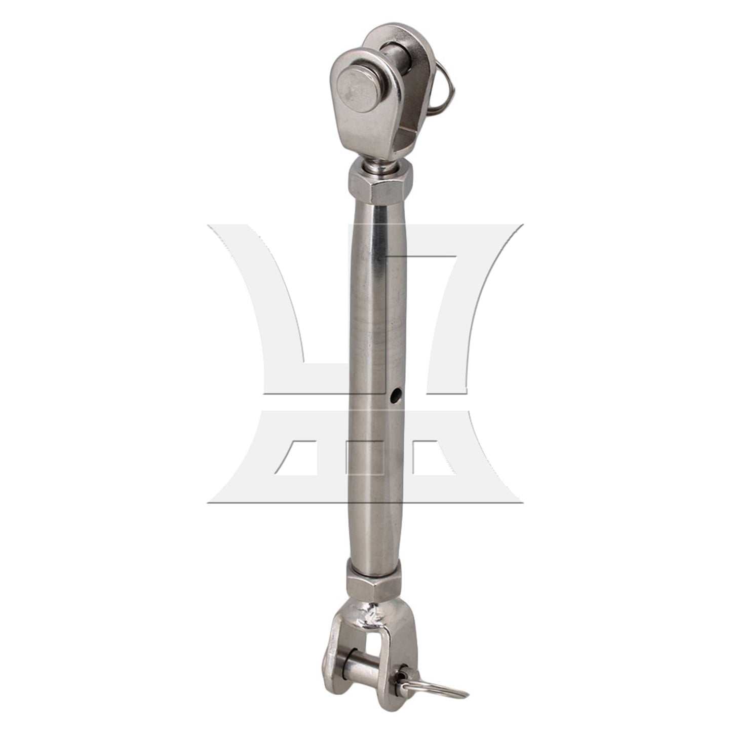 BQLZR 304 Stainless Steel Closed Body M10 Jaw Turnbuckle With Working Magnetic