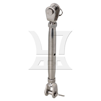 BQLZR 304 Stainless Steel Closed Body M10 Jaw Turnbuckle With Working Magnetic