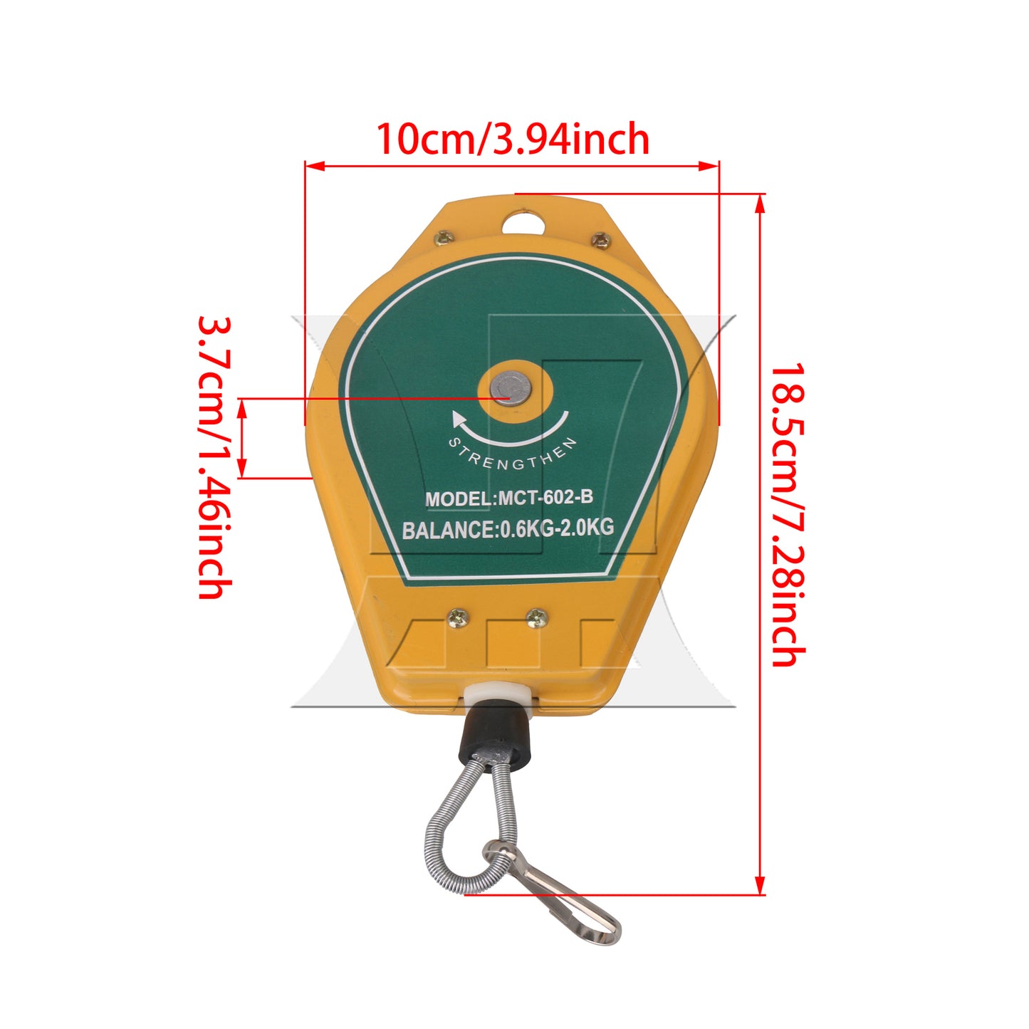 BQLZR Retractable Spring Balancer Tool Holder Hanging 0.6-2kg Assembly-line Fixtures