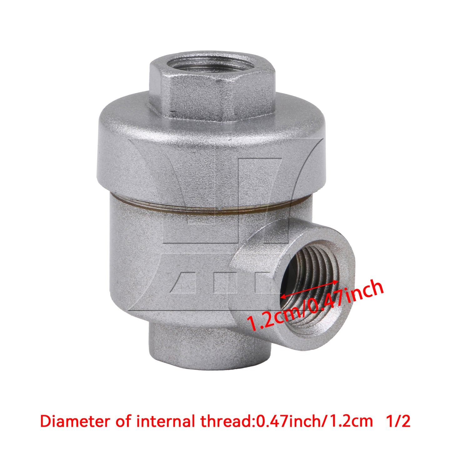 BQLZR BQE-02 Pneumatic 1/4" BSPT Single-way Quick Exhaust Air Valve