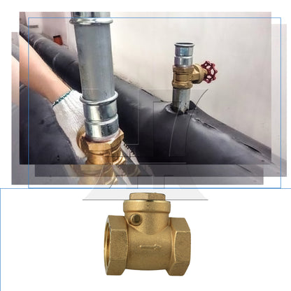 BQLZR Yellow Female Thread Swing Check Valve High Pressure
