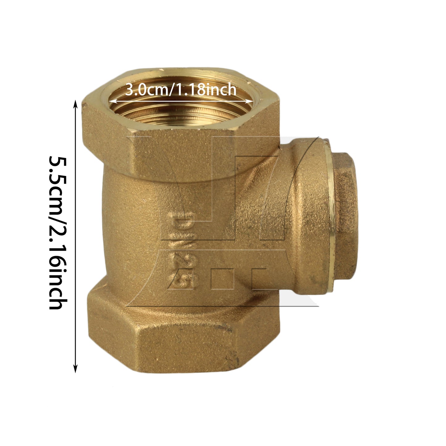 BQLZR Yellow Female Thread Swing Check Valve High Pressure