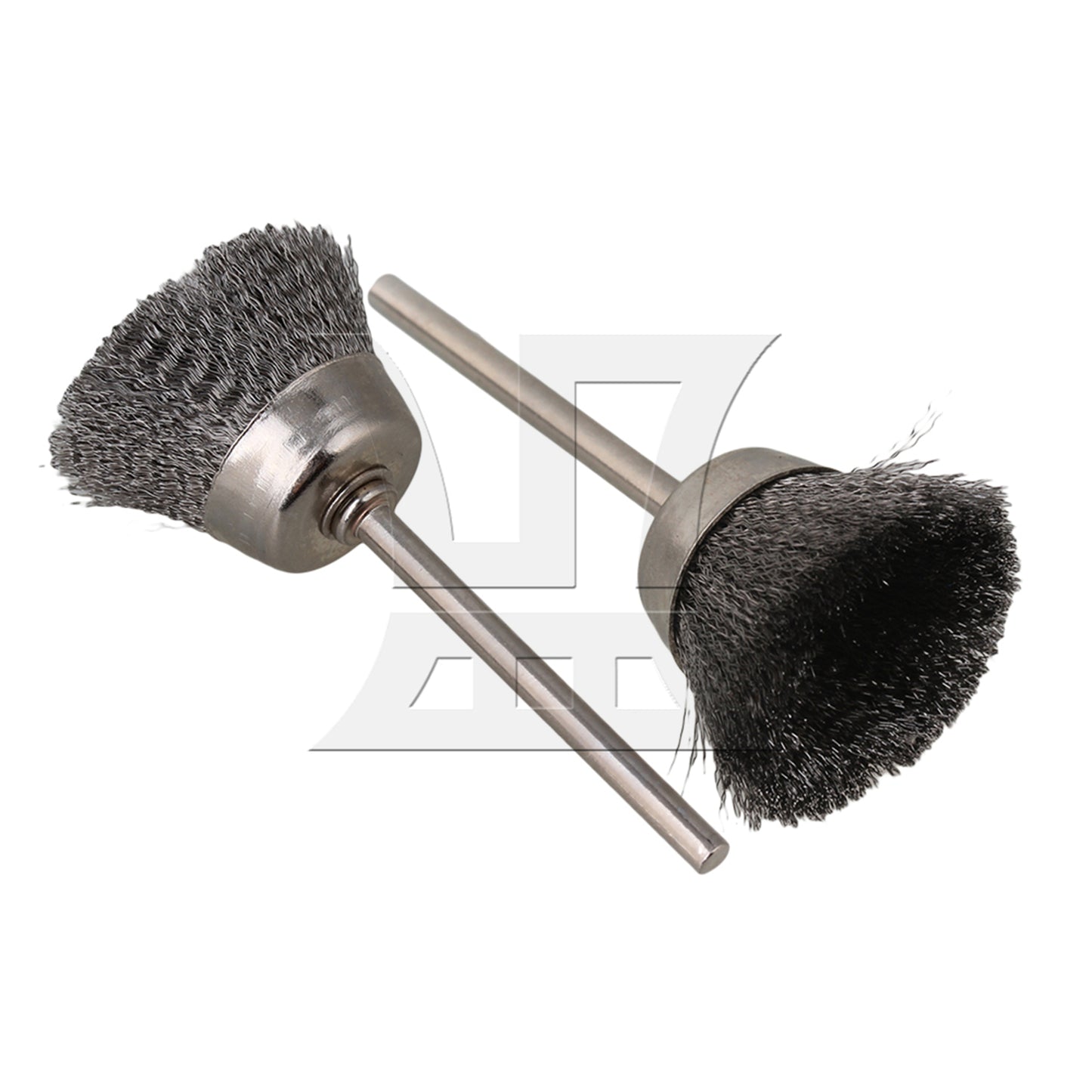 BQLZR Bowl Shape 25MM diameter Stainless Steel Wire Brush Drill End 1/8" shank 5pcs