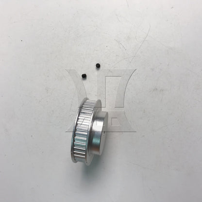 BQLZR Silver XL 40T Double Flange Timing Belt Pulley For Textile Equipment
