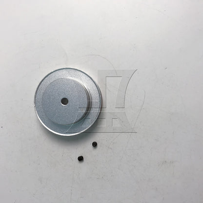 BQLZR Silver XL 40T Double Flange Timing Belt Pulley For Textile Equipment