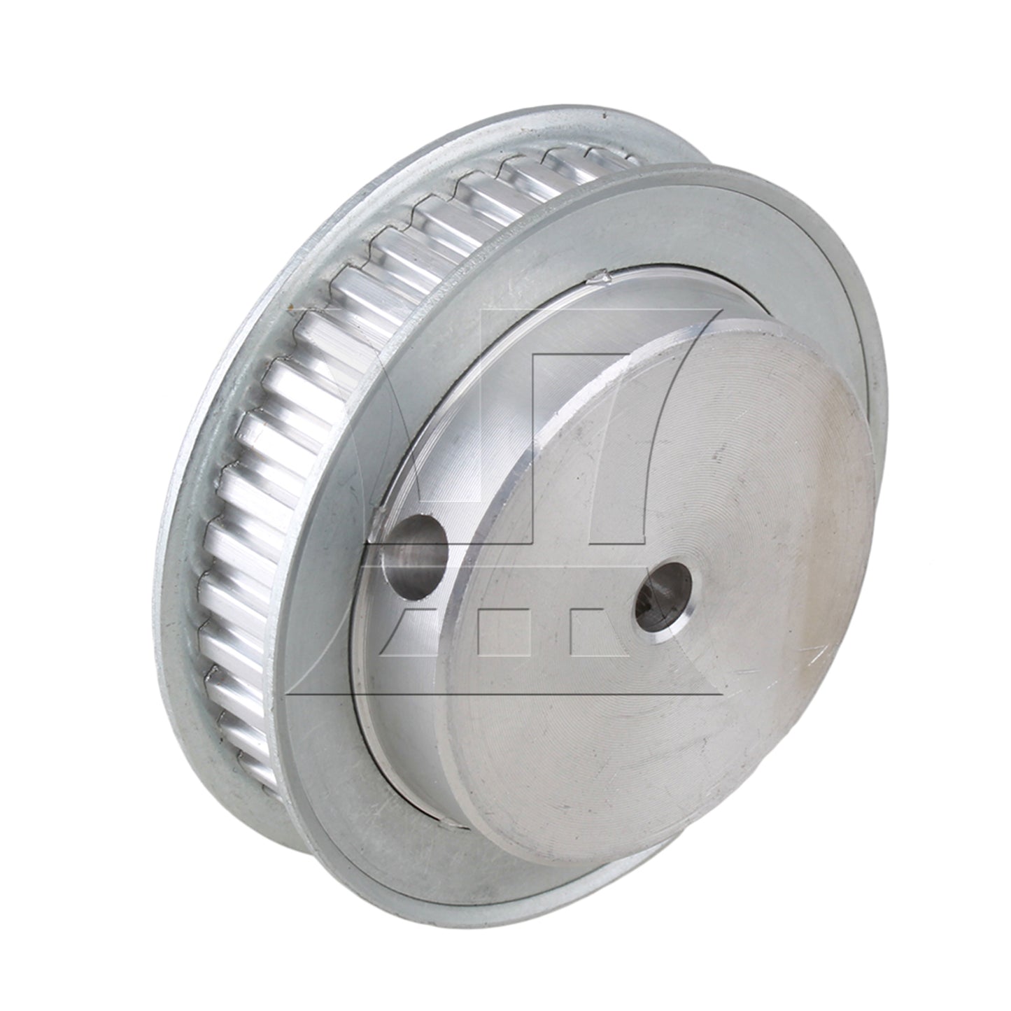 BQLZR Silver XL 40T Double Flange Timing Belt Pulley For Textile Equipment