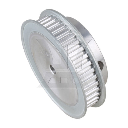 BQLZR Silver XL 40T Double Flange Timing Belt Pulley For Textile Equipment