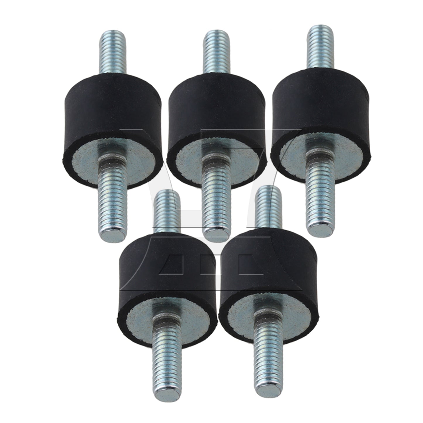 BQLZR 6mm Double Ends Screw Against-Vibration Mount Silentblock For Water Pump